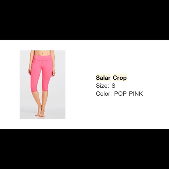 Fabletics Salar Crop - Pop Pink - S/6 - NWT - Picture 4 of 4